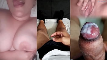 Vi minha ex se masturbando e deixando sua bucetinha apertadinha toda molhadinha e fui bater uma punheta no pinto pequeno