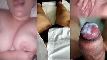 Vi minha ex se masturbando e deixando sua bucetinha apertadinha toda molhadinha e fui bater uma punheta no pinto pequeno