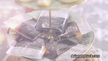 Fat cock for tight asian pussy