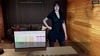 The gain trials #08 red head teen eats so she can get bigger tits