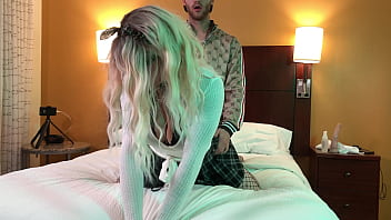 Hip Hop Artist Fucking Super Sexy Blonde Tgirl Student thumbnail