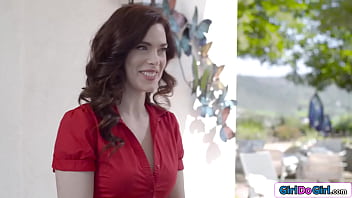 Nicole emma vaunt is nervous for her first time at an all girl nudist gizelle blanco gal ritchie and blake blossom make her orgasm