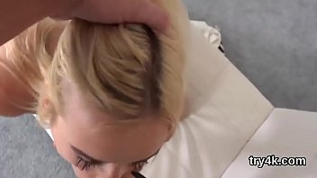 Lovesome chick sucks penis in pov and gets juicy twat plowed