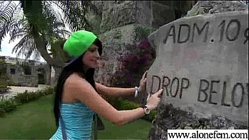 Various stuffs for alone girl to masturbate on cam clip 16