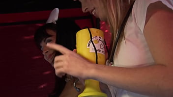 Diana gold and kristi klenot get fucked on a stripper stage