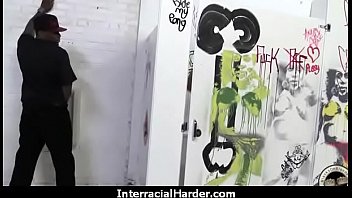 White whore screams in pleasure from huge black cock 1