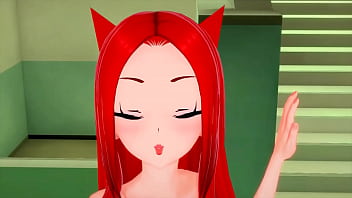 Sexy anime redhead fucked raw with facial hentai anime