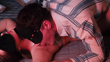 My submissive man licks my perfect boobs and armpits