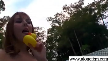 Solo sexy girl playing with dildos movie 11