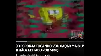 Bob esponja toca muito
