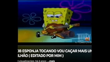 Bob esponja toca muito