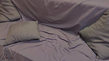 Hot asian girl has sex on the sofa with friend with benefits