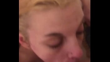 Girlfriend sucks dick in shower