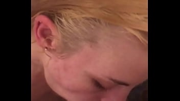 Girlfriend sucks dick in shower