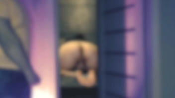 Jerk off on stepsis big butt