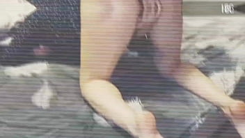 Jerk off on stepsis big butt