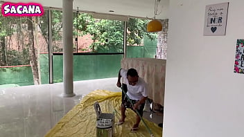 Pintor tarado pintou o útero dela de branco