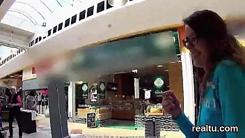 Stunning czech chick was seduced in the hypermarket and shagged in pov