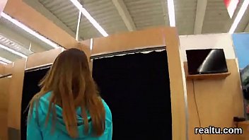 Stunning czech chick was seduced in the hypermarket and shagged in pov