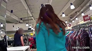 Stunning czech chick was seduced in the hypermarket and shagged in pov