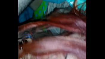 My slut wife sucks dick while i rub her cunt with foot