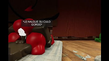 Puta diabla contra bbc en casa abandonada