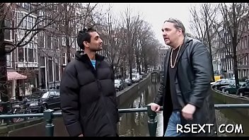 Babe with tiny tits fucks hard