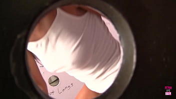 The individual is a brunette with tattoos in the public restroom randy wright engages in sexual activity by engaging in genital sex