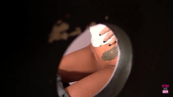 The Individual Is A Brunette With Tattoos In The Public Restroom Randy Wright Engages In Sexual Activity By Engaging In Genital Sex thumbnail