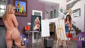Freeuse tutor fucks his painting students Freeuse tutor fucks his painting students