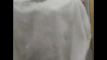 Dancing girl showing pussy on bathroom