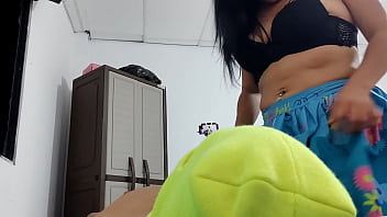 Hot latina fucks me and makes me cum she gets the last drop of semen out of me the whore