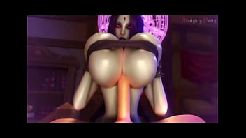 Huge boobs moaning 3d