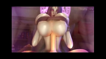 Huge boobs moaning 3d