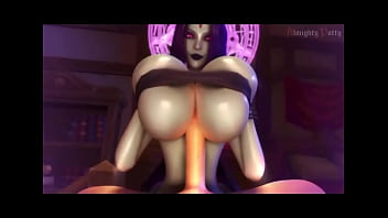 Huge boobs moaning 3d