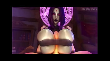 Huge boobs moaning 3d