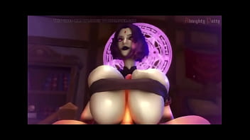 Huge boobs moaning 3d