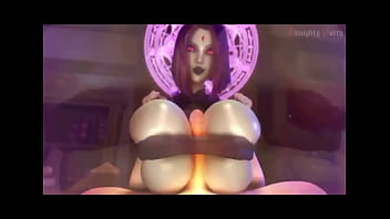 Huge boobs moaning 3d