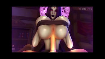 Huge boobs moaning 3d