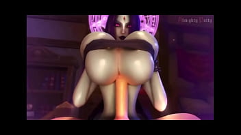 Huge boobs moaning 3d