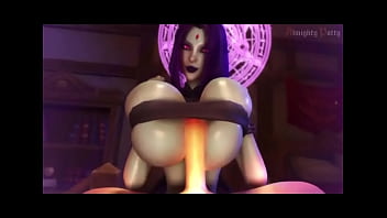 Huge boobs moaning 3d