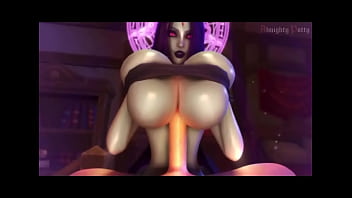 Huge boobs moaning 3d