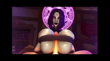 Huge boobs moaning 3d