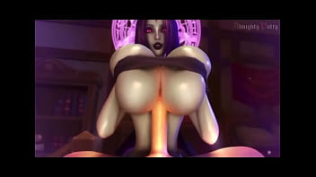 Huge boobs moaning 3d