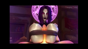 Huge boobs moaning 3d