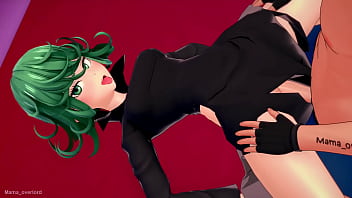 La sensual y seductora tatsumaki le encanta tener una caliente polla en su interior sin censura