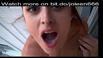 Crazy russian girl gives blowjob from tower