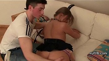 Teen fucked hard to the core