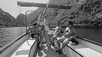 Passport to paradise chapter 2 slutty bffs candee licious and rebecca volpetti get fucked during outdoor dp gangbang gp3220