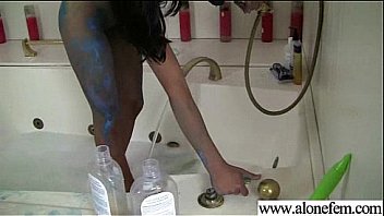 Solo girl insert things in her holes video 01